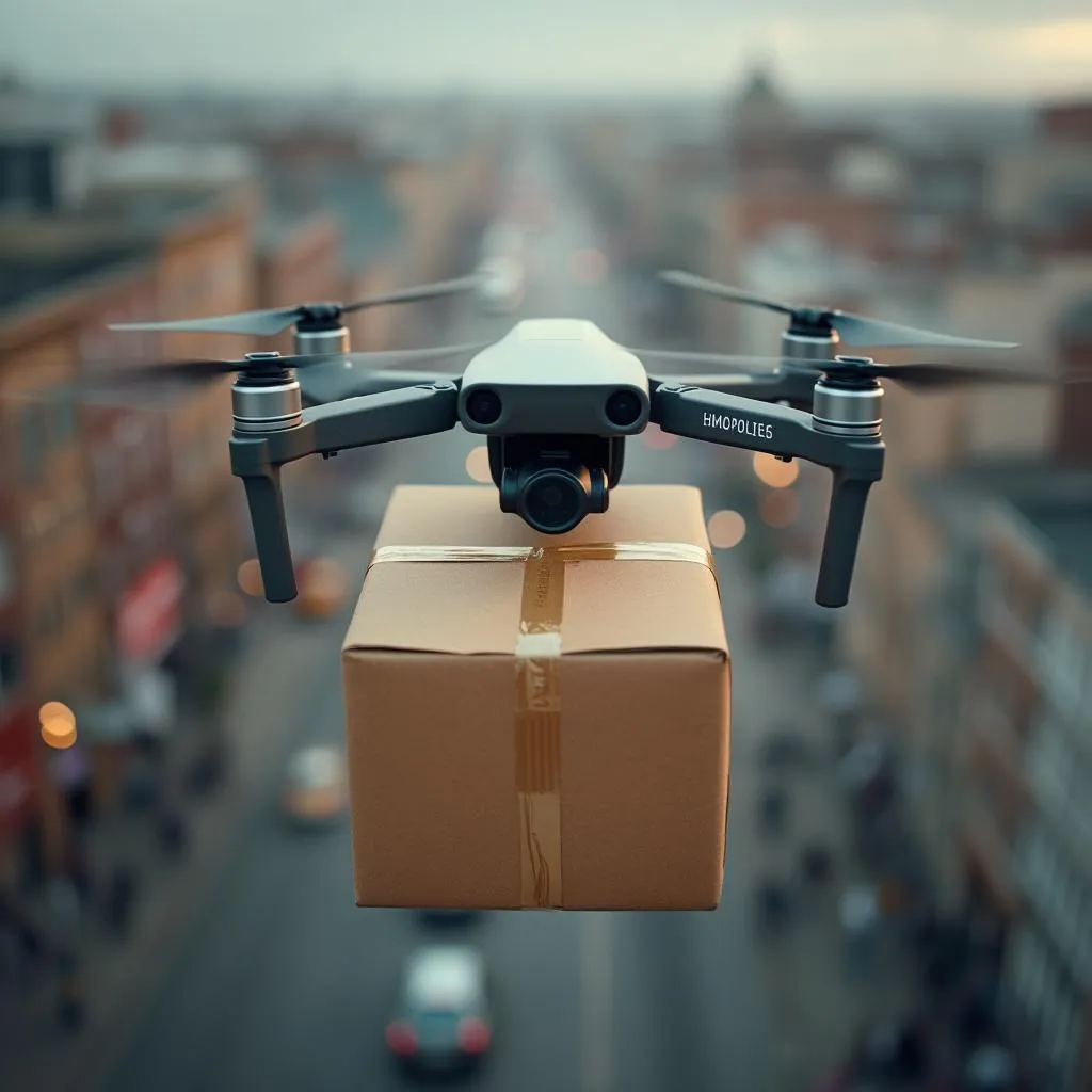Drone teslimat aksiyonu